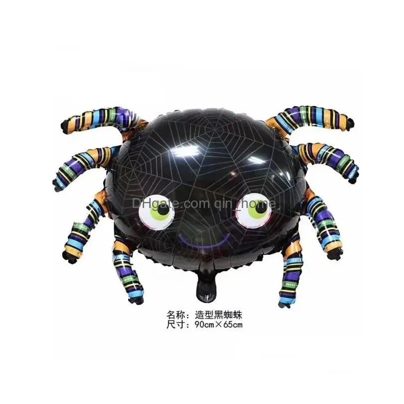 halloween ghost pumpkin balloons party supply animal helium aluminum balloons multicolor lovely spider foil animal party decorations