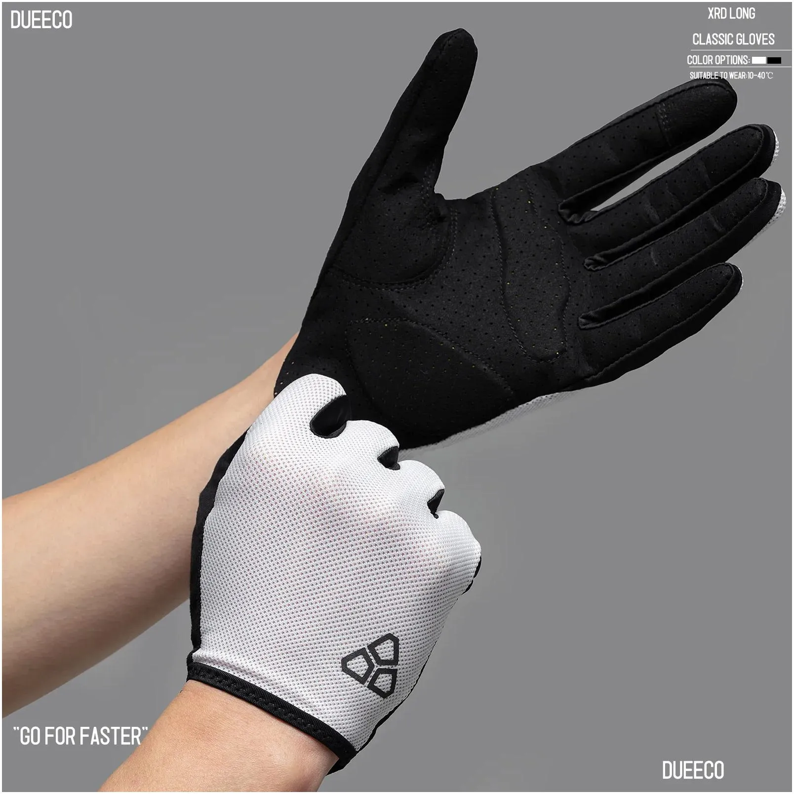 Cycling Gloves Dueeco Fl Finger Bicycle Mountain Bike Glovesxrd Paded With Shock Absorbing Antislip Mtb Drop Delivery Dh2G8