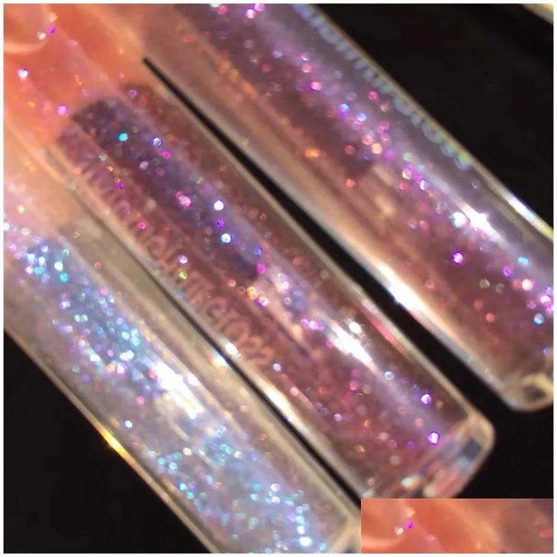 Wet Crystal Jelly Lip Gloss Shiny Clear Mirror Moisturizing Lipgloss Glitter Liquid Lipstick Lips Oil Tint Care Makeup