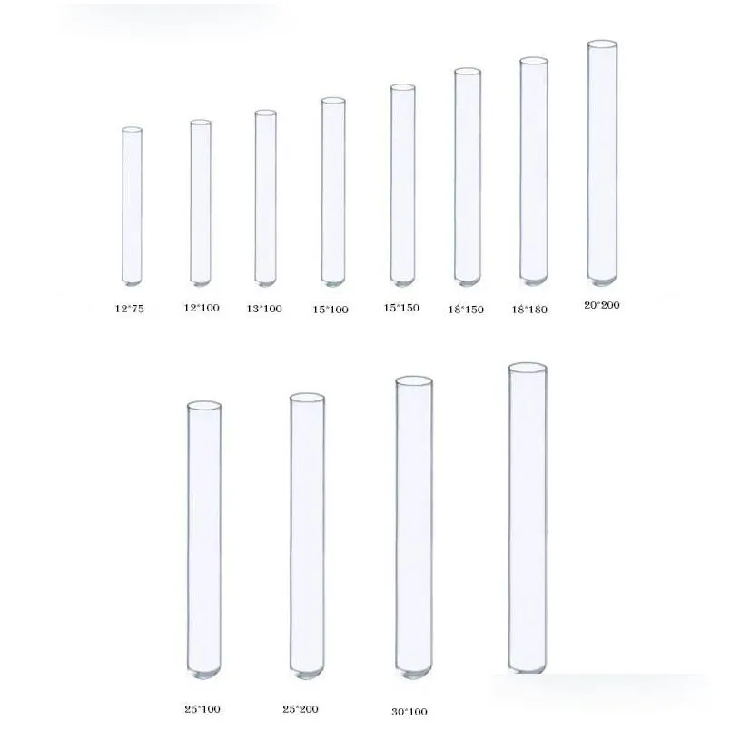wholesale 20x200mm Clear Pyrex Glass Test Tubes with Cork Stoppers,High Temperature Resistant, Laboratory School Educational Supplies