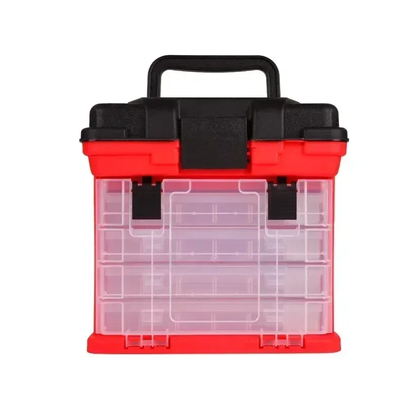 Accessories 27x17x26cm 4layer Multifunctional Fishing Gear and Bait Storage Tool Box Accessories Fishing Tackle Fishing Equipment