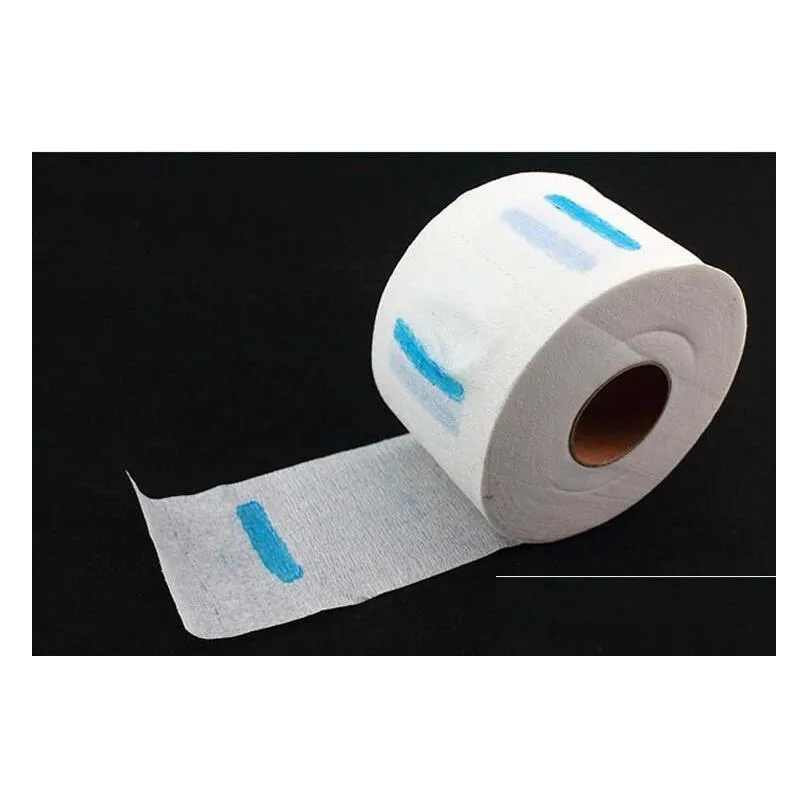 Disposable 15 rolls Neck Covering Paper Towel Have Breakpoint Muffler Scarf Paper
