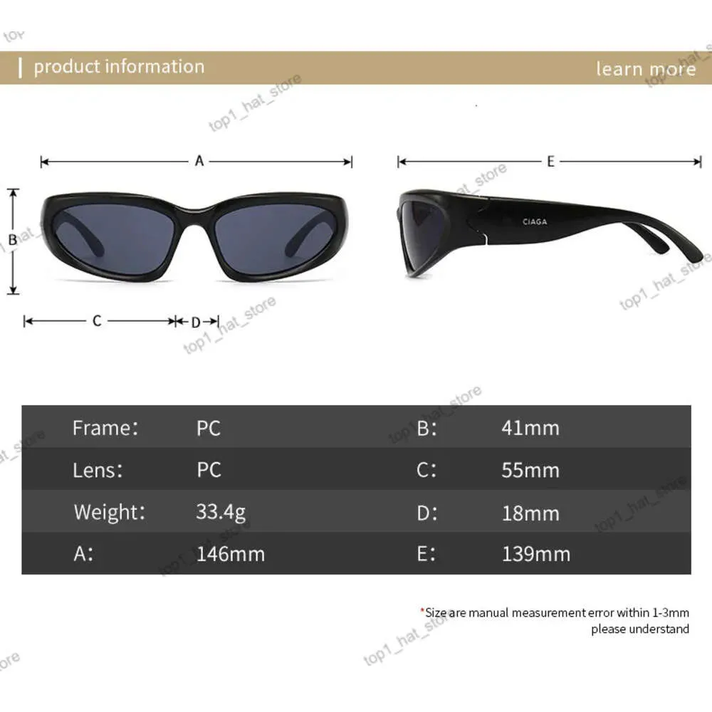 Vintage Designer Sunglasses Fashion B Frame Eyeglasses Outdoor Party Black White Shades Y2k Cyberpunk Sun Glasses For Women Men S47