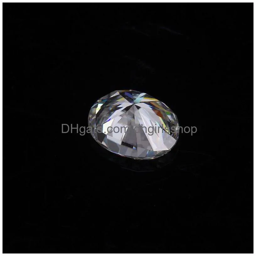 Loose Gemstones 3X510X14Mm White D Color Vvs1 Oval Cut Moissanite Stone With Gra Certificate Drop Delivery Jewelry Dhn0K