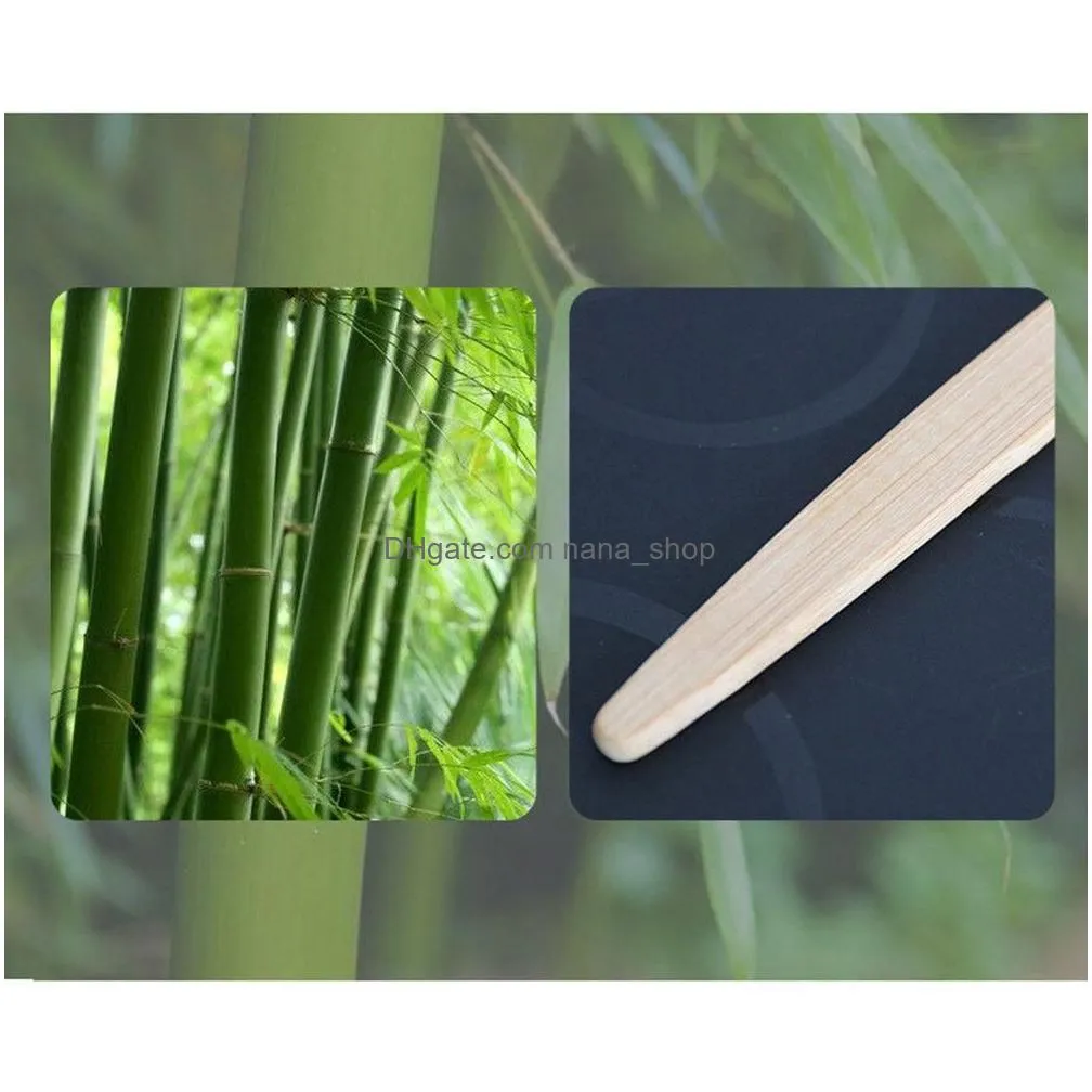Toothbrush Bamboo Rainbow Wood Teeth Brush Fibre Natural Handmade Drop Delivery Health Beauty Oral Hygiene Dhm8T