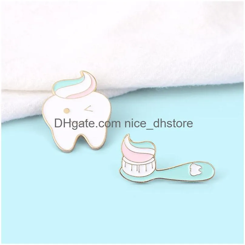 tooth brooch women girls lapel pin cute creative tooth molar enamel pin funny happy tooth and toothbrush wearing masks/bow tie /christmas hat tooth pin charm dentist cartoon pin nurse brooch doctors nurse decor gift