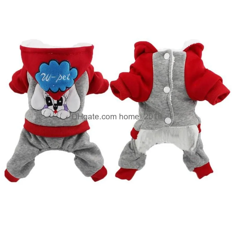 rompers pet dog clothing jumpsuit thicken warm dog clothes doggie puppy outfit small dog costume yorkshire pomeranian poodle apparel