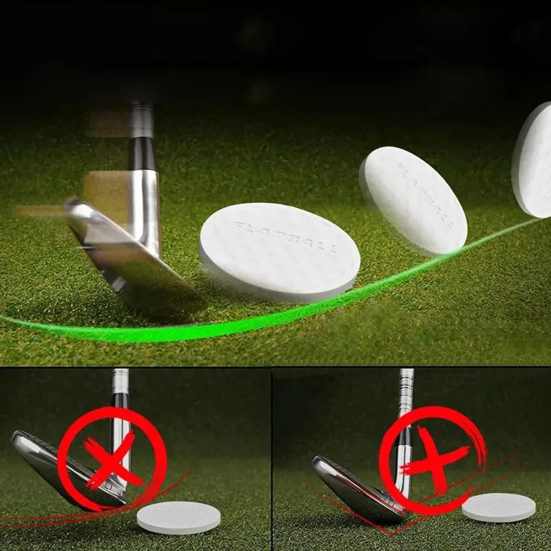 Other Golf Products Swing Trainer Flat Light Practice Balls Indoor Outdoor Trainning Aids For Iron Clubs Drop 231010