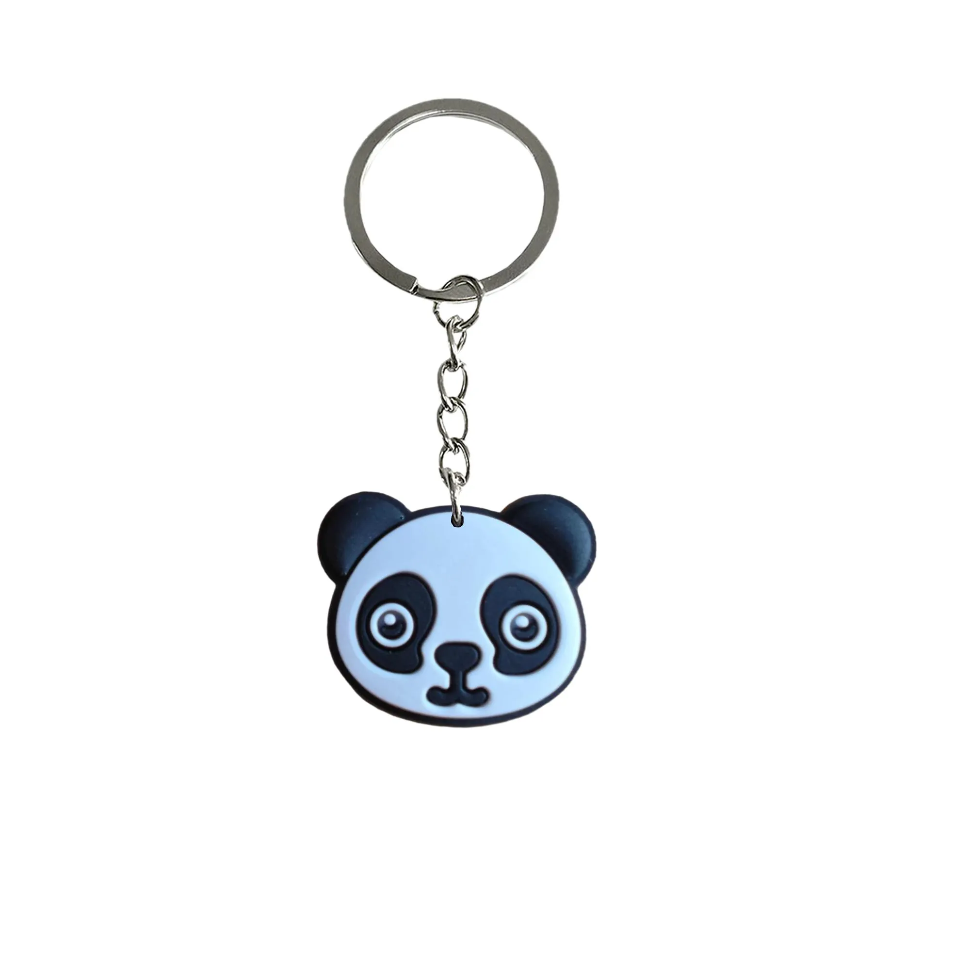 panda 12 keychain car bag keyring for kids party favors backpack shoulder pendant accessories charm suitable schoolbag key rings tags goodie stuffer christmas gifts bags