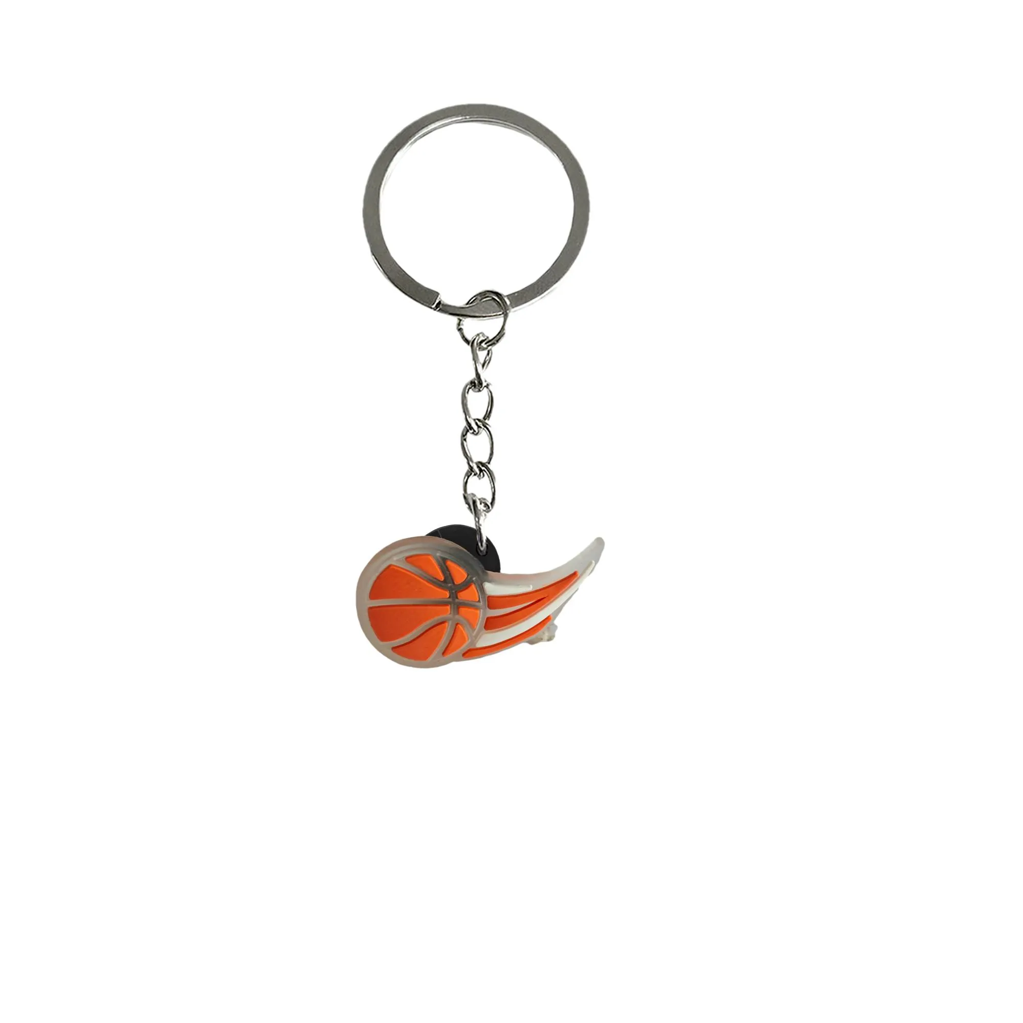 fluorescent basketball park 10 keychain cute silicone key chain for adult gift kids party favors keychains backpack keyring suitable schoolbag school day birthday supplies goodie bag stuffers