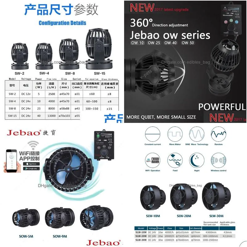 jebao wifi program marine rium coral reef tank wave maker sw2 sw4 sw8 sw15 rw4 rw8 rw15 rw20 pp4 pp8 slw sow wavemaker pump y200917