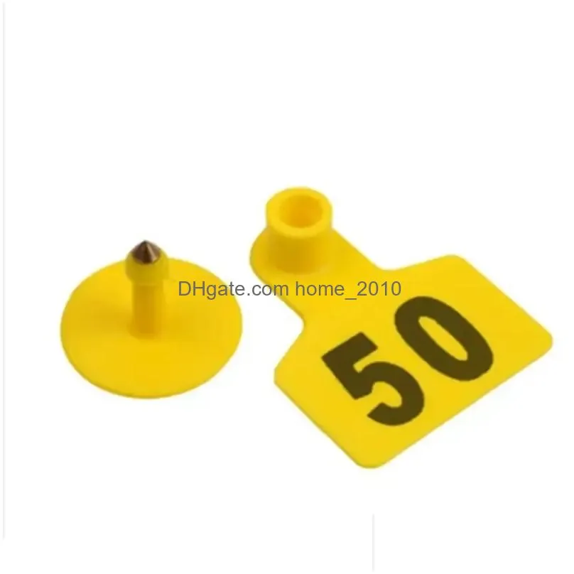tags cattle ear tags plastics ear tags with number 001100 animal tags for cows goats