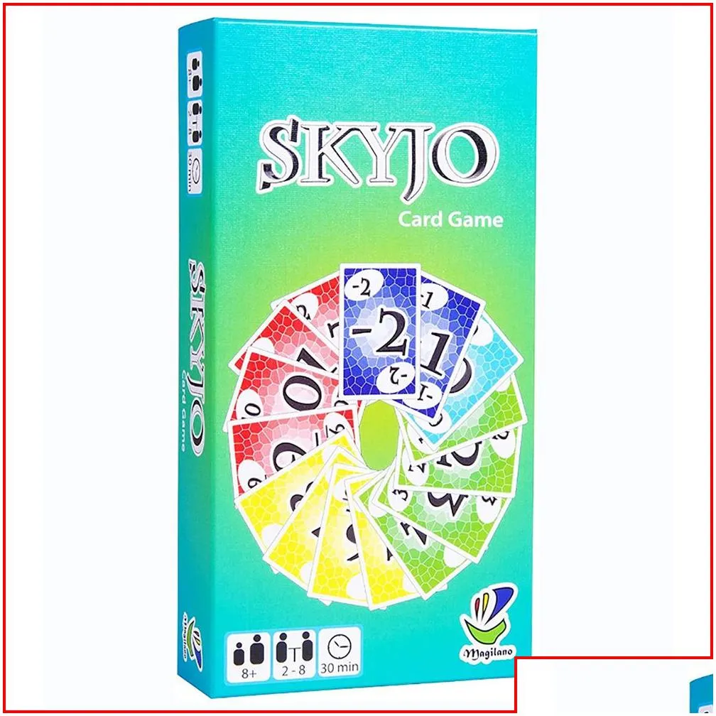 Other Games Skyjo Card Party Interaction Entertainment Board Game English Version Of The Family Student Dormitory Drop Delivery Access Otjsl