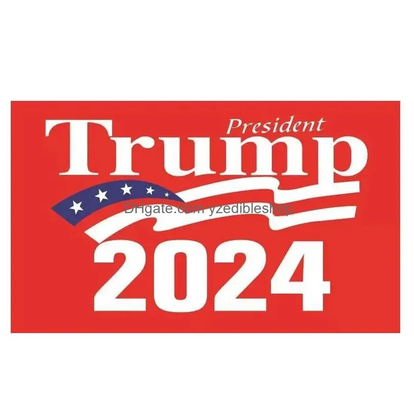 3x5ft 90x150cm donald trump 2024 flag 10 styles banner flags keep america again polyester decor banner for president usa