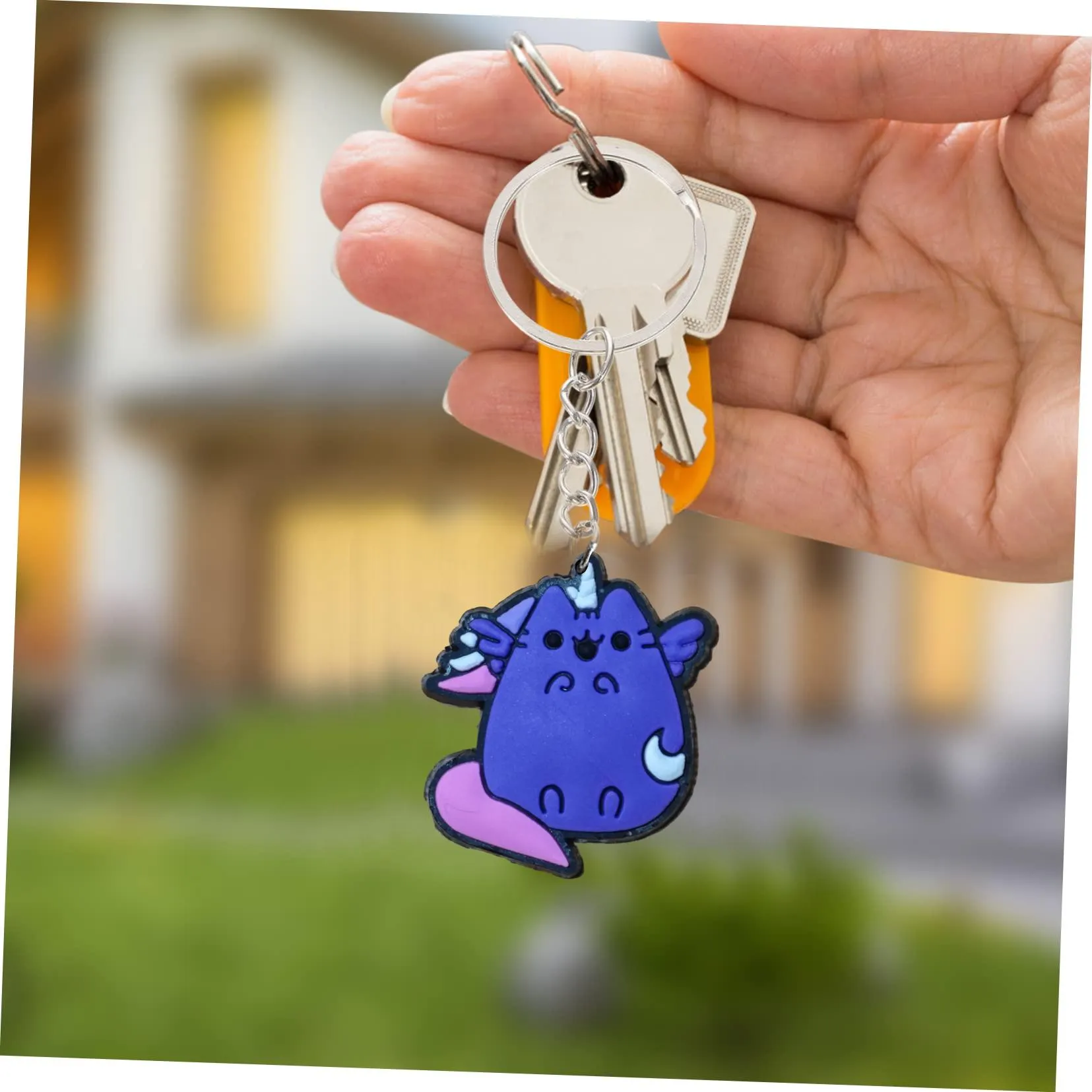 cats and keychain for kids party favors keychains men key chain girls keyring suitable schoolbag backpack shoulder bag pendant accessories charm