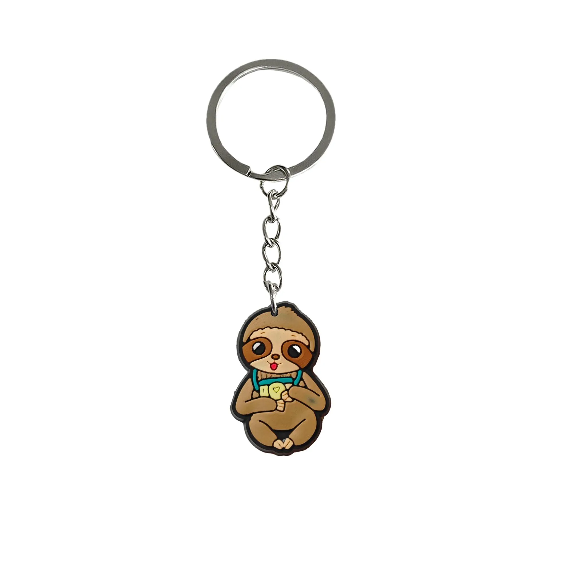 monkey keychain for goodie bag stuffers supplies keyring classroom school day birthday party gift suitable schoolbag backpacks key ring men cute silicone chain adult