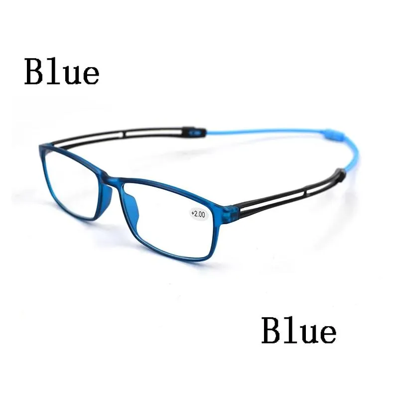 Reading Glasses Uni Tralight Magnet Hanging Neck Magnifier Women Men Adjustable Legs Presbyopia Spectacles 1040 L32703236 Drop Deliver Otnvc