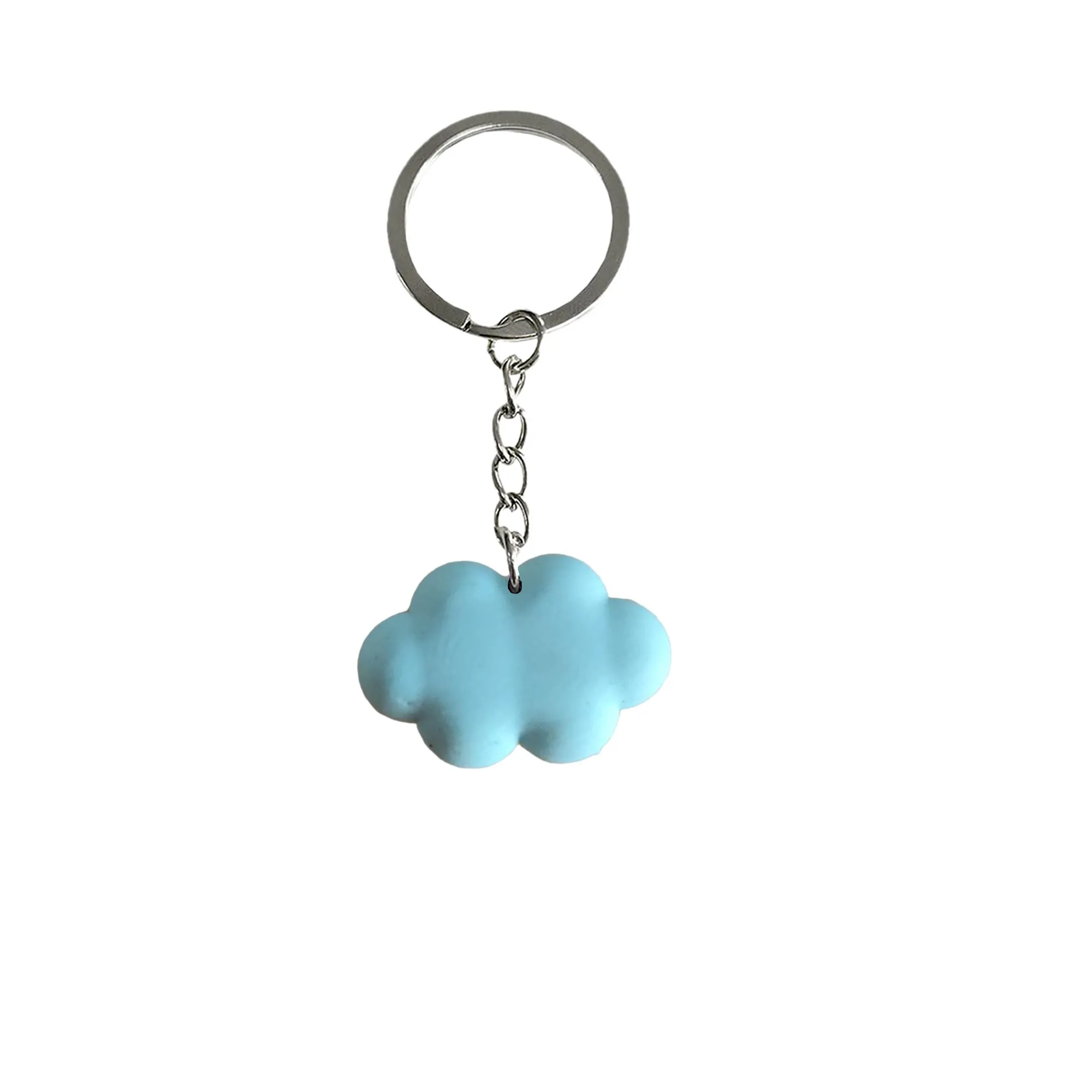 cloud keychain car bag keyring keychains party favors for boys suitable schoolbag backpack key chain kid boy girl gift ring christmas fans