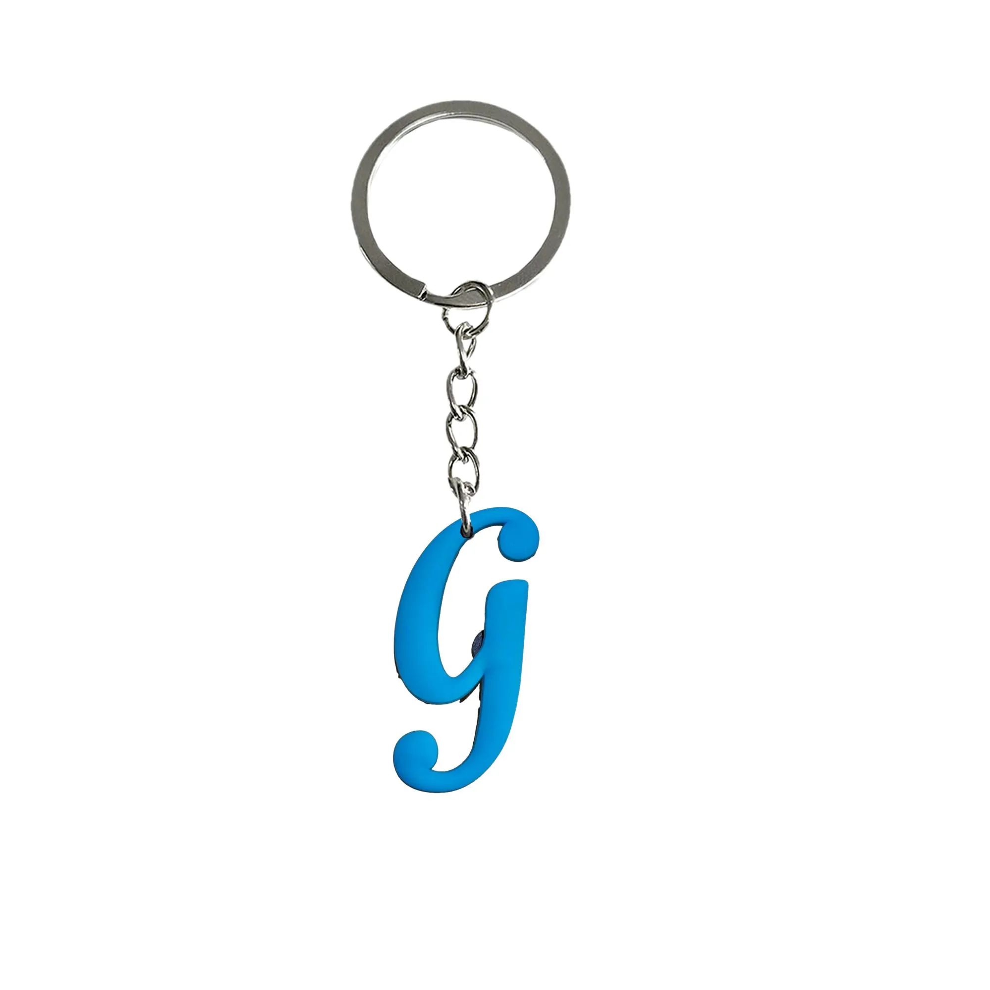blue large letters keychain keychains for backpack kids party favors keyring suitable schoolbag women key ring girls pendant accessories bags
