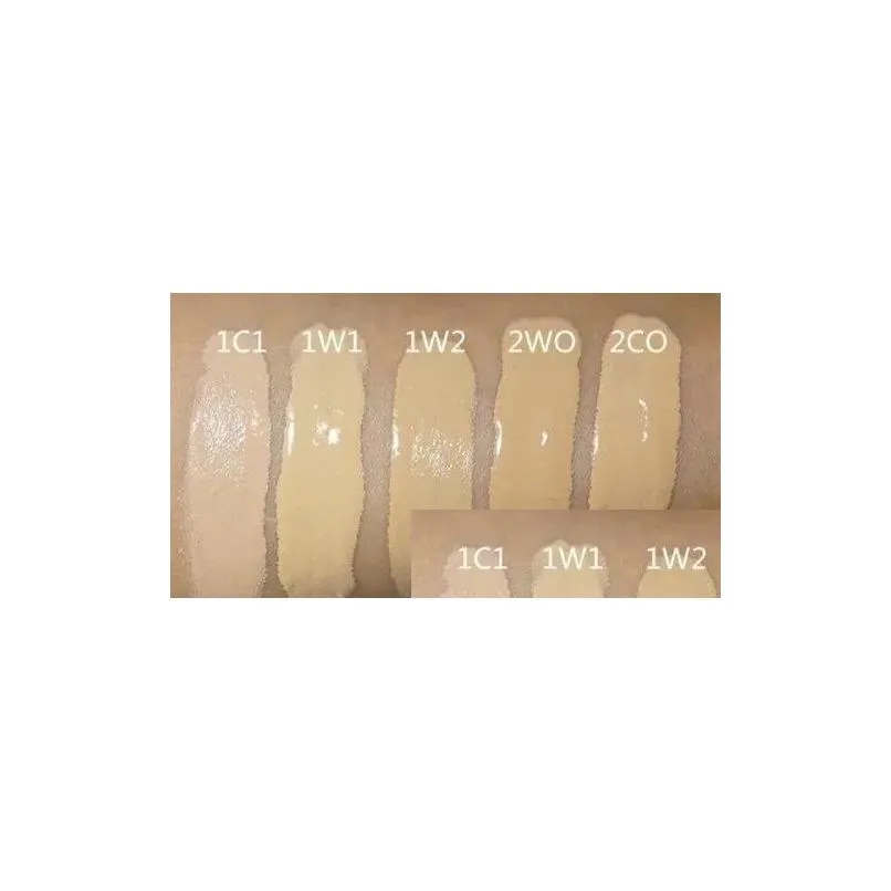 Makeup Double wear Foundation Liquid 2 Colors 1w1 1w2 Stay in Place 30ML Concealer Cream and Natural Long-lasting