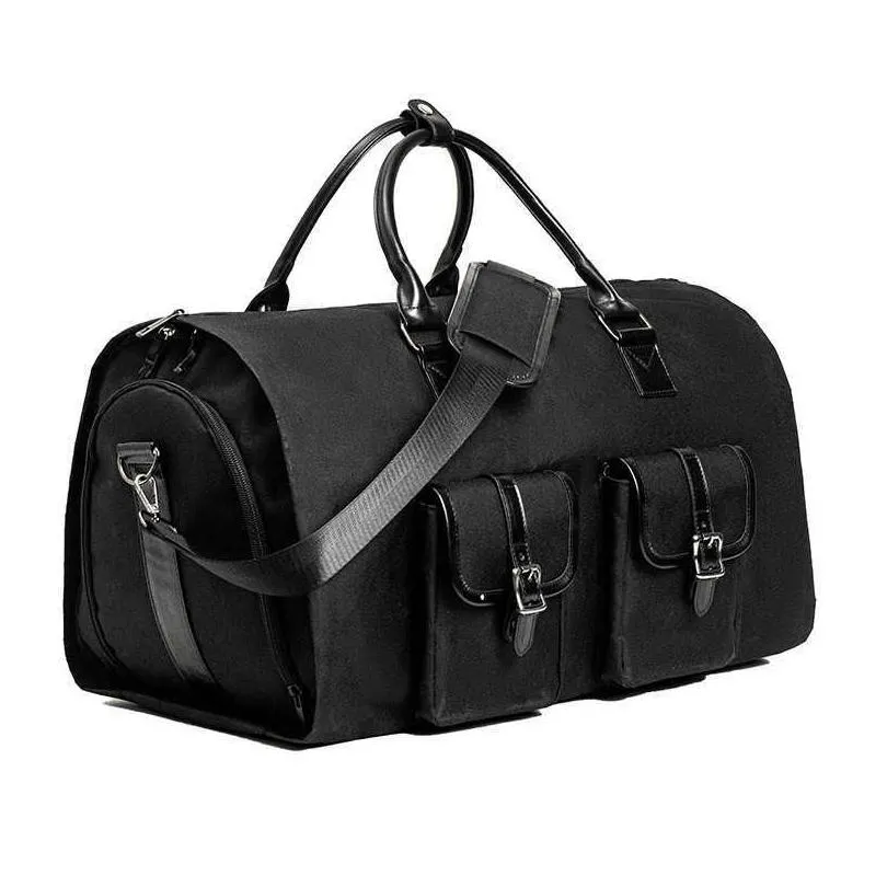 Duffel Bags Convertible Travel Clothing Carry On Lage Bag 2-In-1 Hanging Suitcase Suit Business 240415 Drop Delivery Bags, Luggage Acc Otd4Z