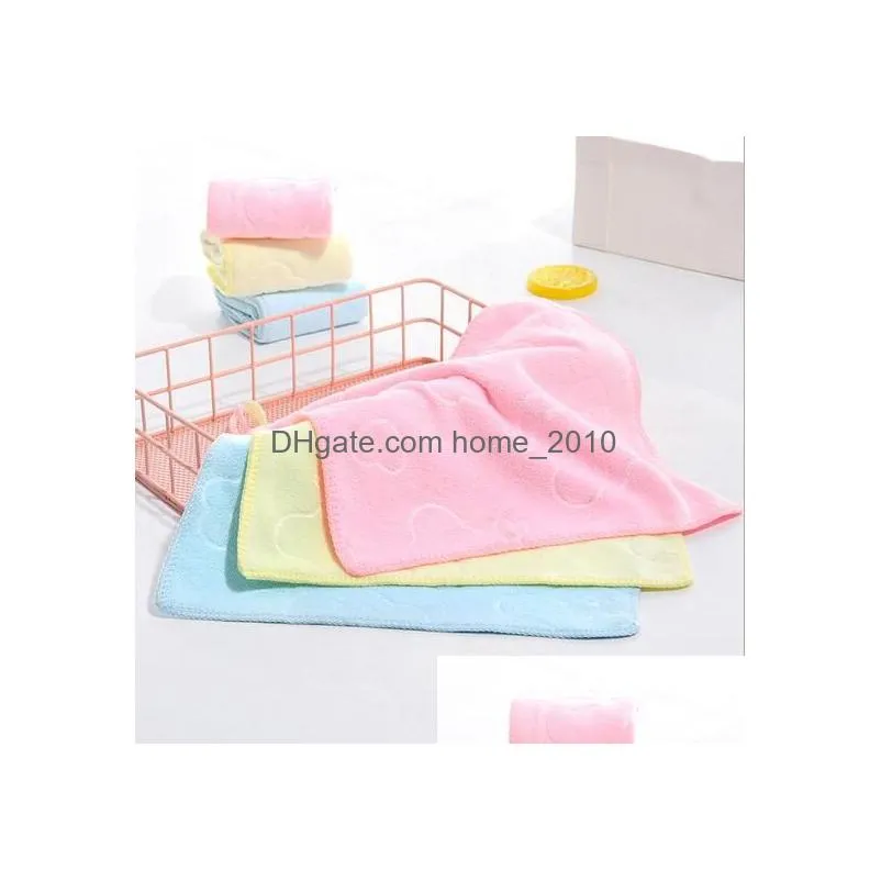 Towel 1Usd/Pc Shi Children Wash Polishing Drying Cloths Drop Delivery Home Garden Textiles Dhr96