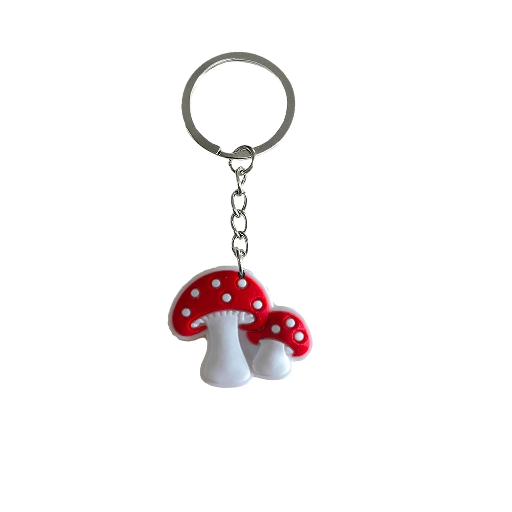 mushroom keychain for birthday christmas party favors gift tags goodie bag stuffer gifts key purse handbag charms women keyring suitable schoolbag backpack car chain kid boy girl ring fans