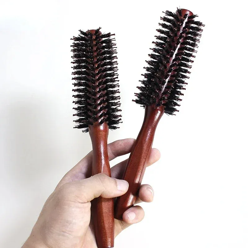 Roller Round Brush Curly Bristle Hair Brush Comb Rolling Brush Professional Hairdressing Blow Drying Hairbrush