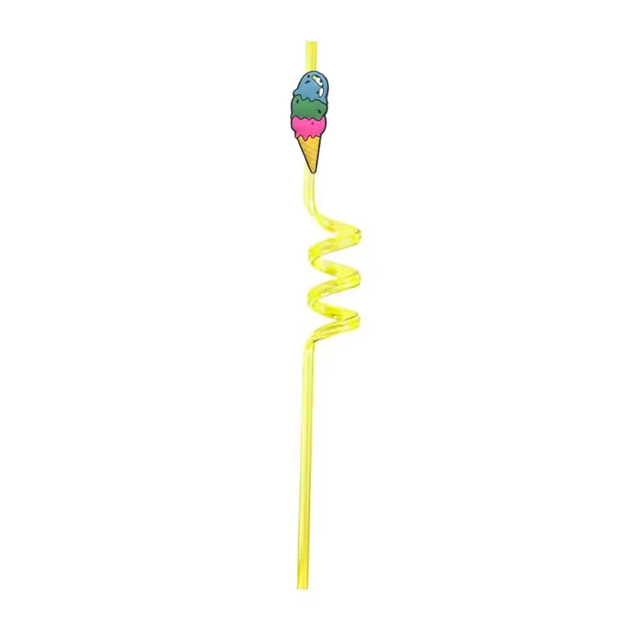 bikini themed crazy cartoon straws plastic for kids birthday drinking christmas party favors sea  supplies reusable straw