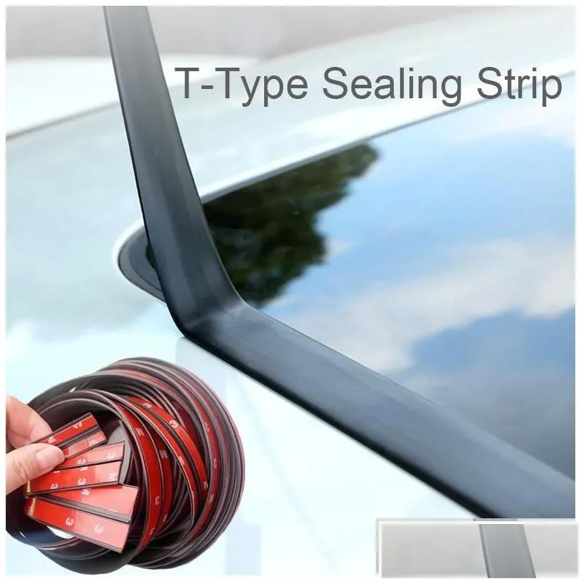 other exterior accessories 14/19/30mm rubber car seals edge sealing strips roof windshield sealant protector window seal sound insatio