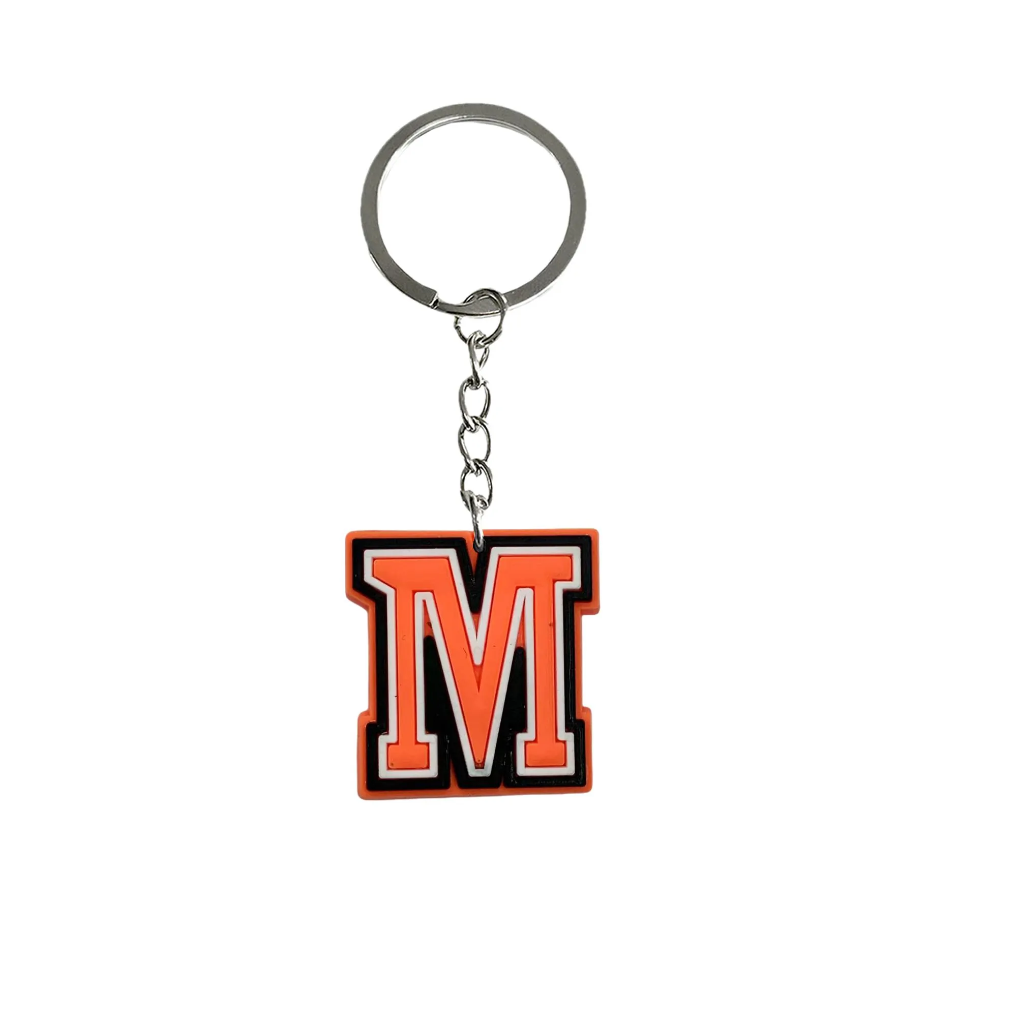 orange letter 26 keychain for classroom prizes keychains backpack party favors keyring suitable schoolbag key pendant accessories bags goodie bag stuffers supplies ring women