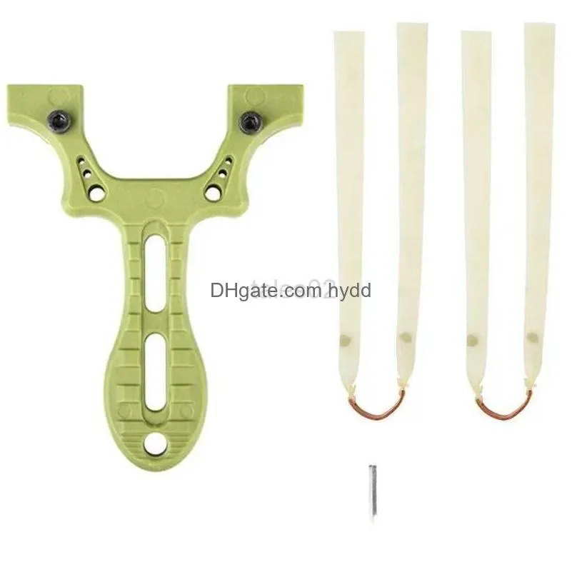 hunting slings s quick press shooting resin slingss outdoor hunting flat rubber band slings steel ball target paper training package
