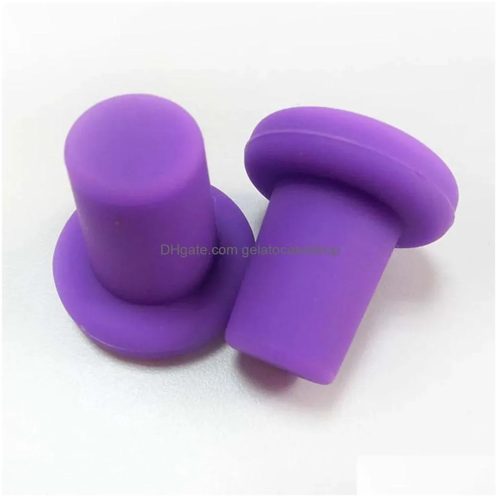 2pcs silicone creative design bottle stopper bottle caps wine stopper family bar preservation tools safe and healthy