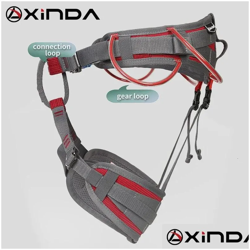 XINDA Camping Half Safety Belt Rock Climbing Outdoor Expand Training Protective Supplies Survival Equipment 240320