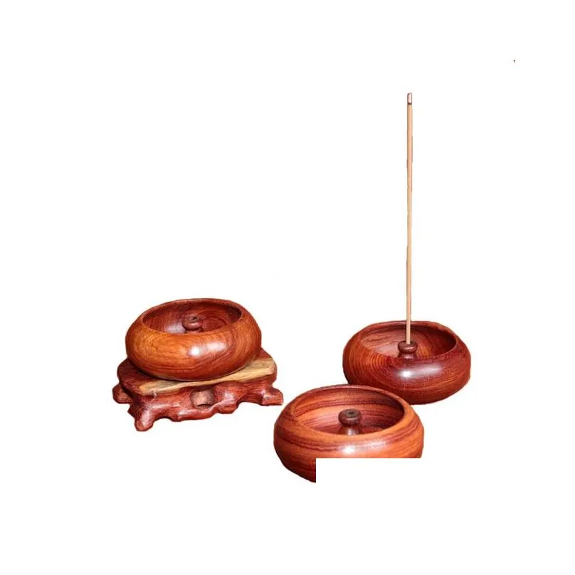 burmas pear rosewood incense burner for incense sticks with wooden stand porta desk encens holder decoration s 