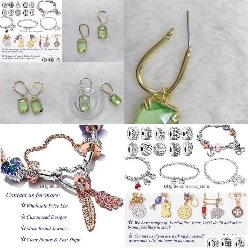 emerald earrings alloy earrings party festival ladies glamour earrings