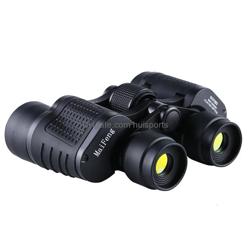 telescope binoculars 80x80 high magnification long range professional hd portable eyepieces civil grade night vision binoculo 230603