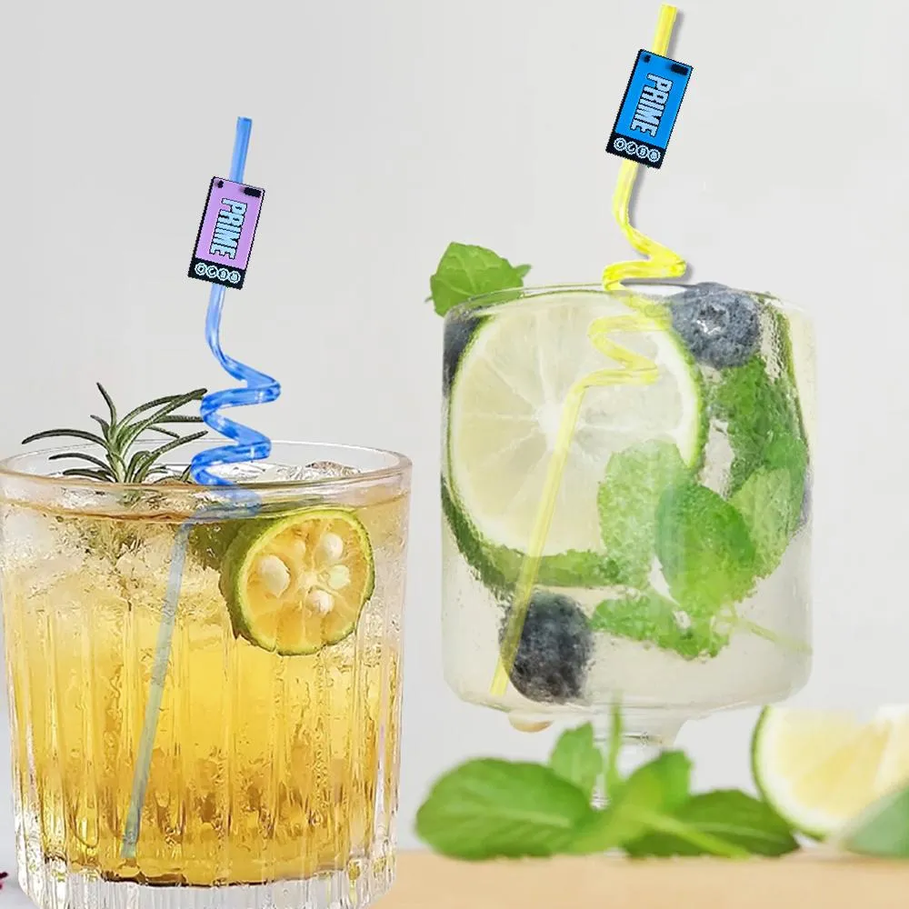 square prime themed crazy cartoon straws for sea party favors drinking new year plastic childrens kids goodie gifts reusable straw
