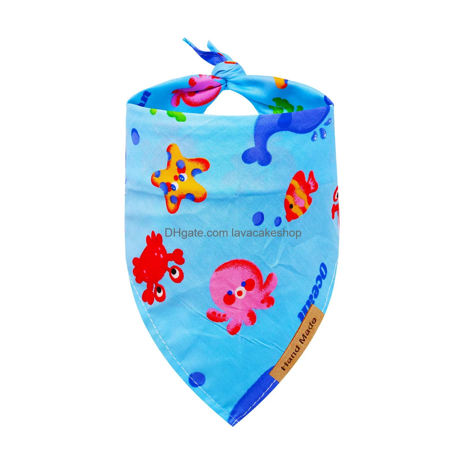 Other Dog Supplies 20 Pieces Bandana Scarf Triangar Bibs Pet Summer Flamingo Fruit Hawaii For Small M Gelatocakeshop Drop Delivery Otrca