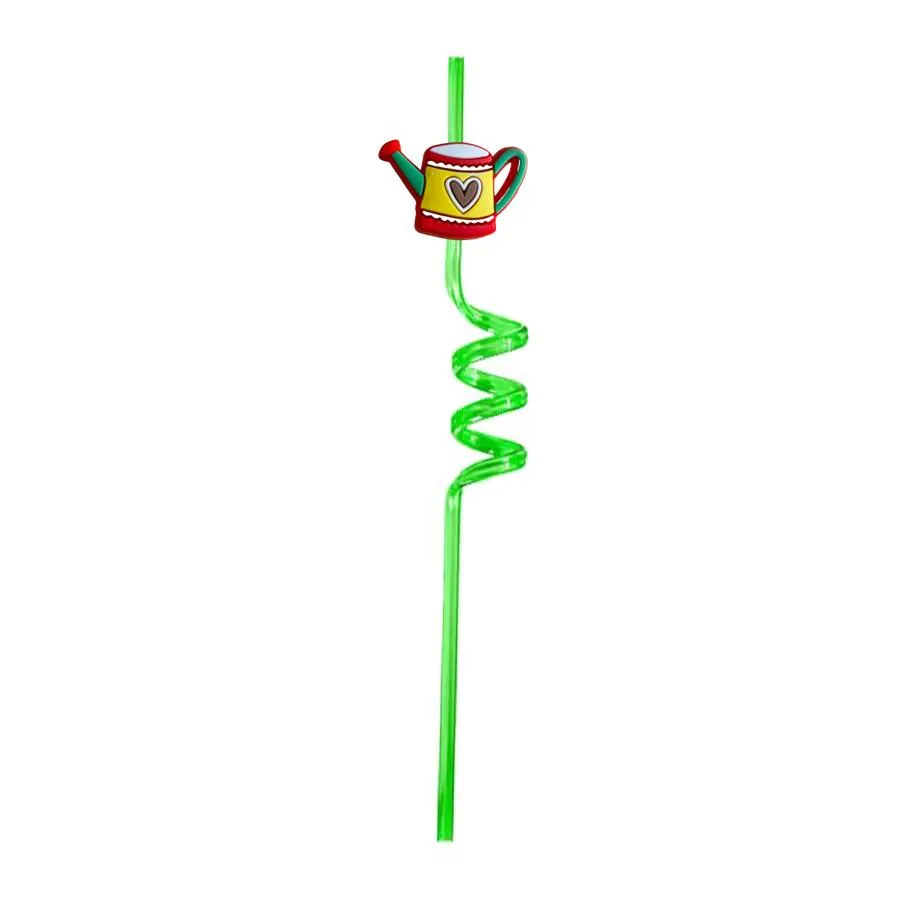 love themed crazy cartoon straws for sea party favors plastic straw girls decorations drinking supplies childrens birthday reusable