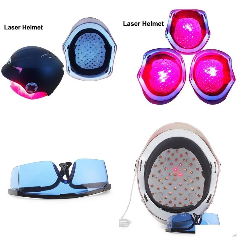 Other Hair Cares Laser Regrowth Helmet 64 Medical Diode Anti Loss Treatment Head Mas Cap Fast Regrow W Glasses8994382 Drop Delivery Pr Otgfn