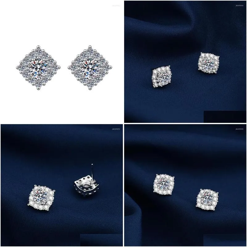 Hoop & Huggie Earrings Luxury Zircon For Women Trendy Sparkling Bridal Jewelry Elegant Wedding Accessories Charms Bargains Aretes De Ot2Ld