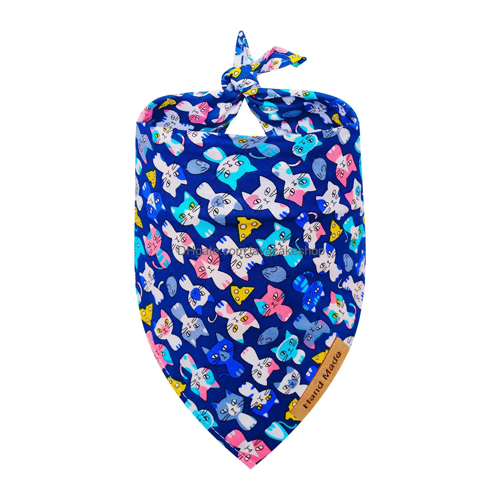 Other Dog Supplies 20 Pieces Bandana Scarf Triangar Bibs Pet Summer Flamingo Fruit Hawaii For Small M Gelatocakeshop Drop Delivery Otrca