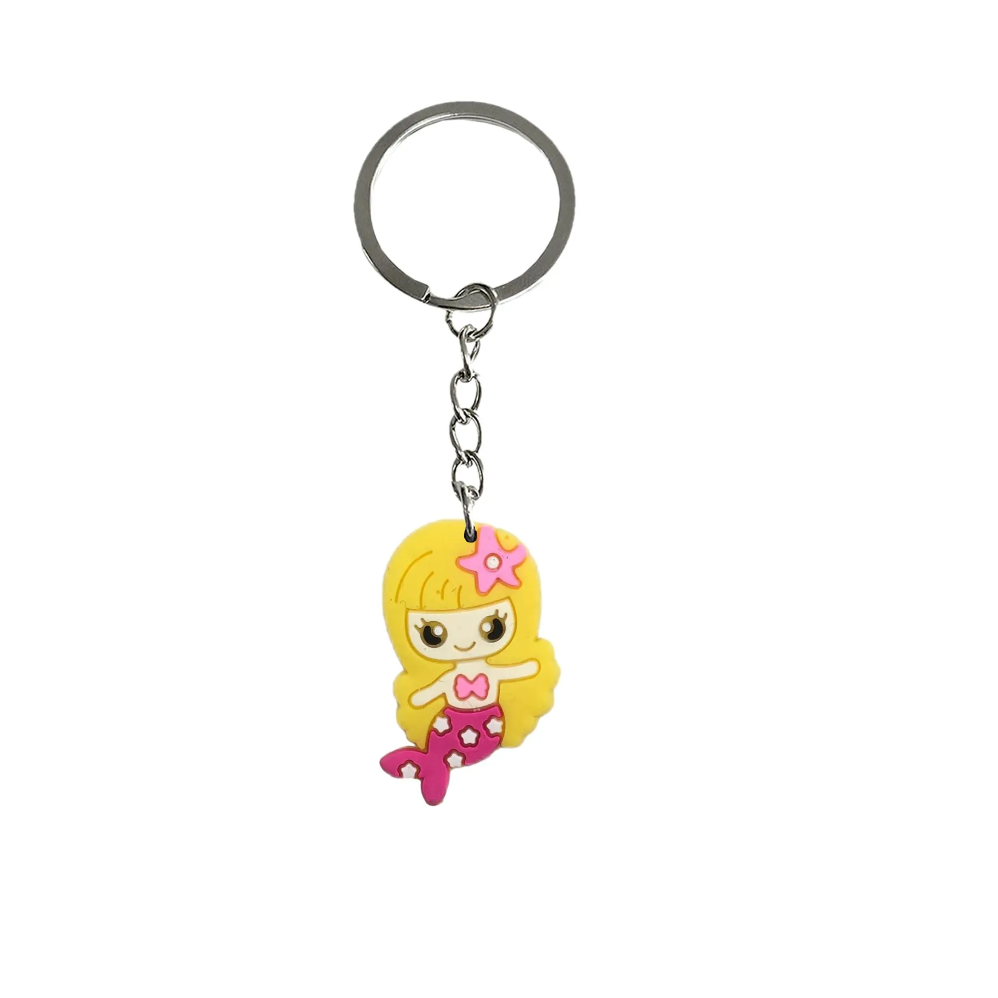 mermaid 21 keychain for tags goodie bag stuffer christmas gifts keychains school day birthday party supplies gift keyrings bags keyring suitable schoolbag backpack key purse handbag charms women girls