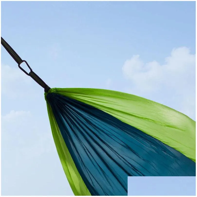 ZENPH 1-2 People Outdoor Camping Hammock Hanging Swing Bed Max Load 300kg from mijia youpin - Green
