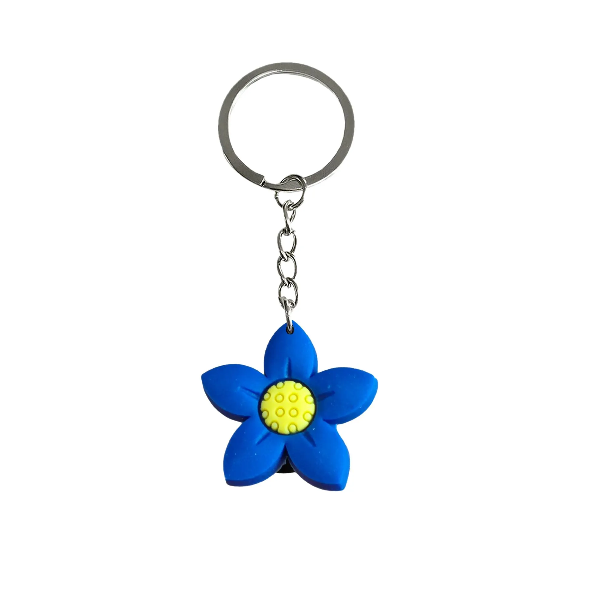 flower 2 12 keychain cool colorful anime character with wristlet pendants accessories for kids birthday party favors keychains backpacks keyring suitable schoolbag girls school bags backpack