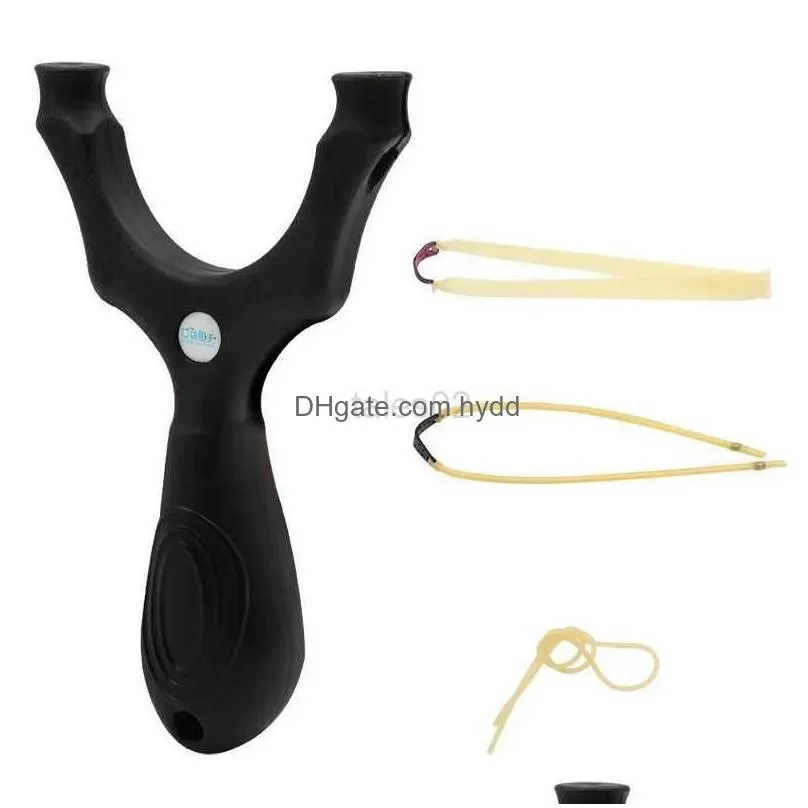 hunting slings s professional hunting slings rifle with 2 rubber band resin adult slings gun outdoor competitive shooting 2 colour 2020 