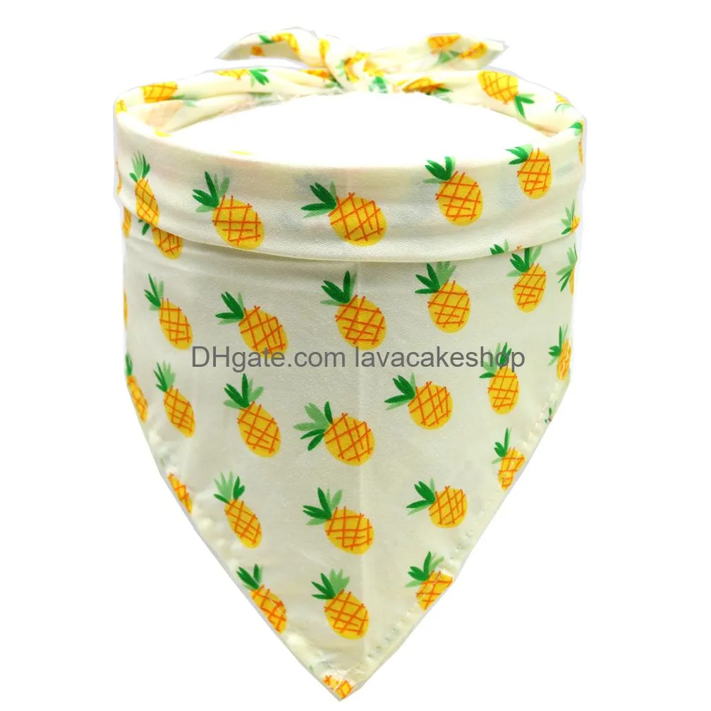 Other Dog Supplies 20 Pieces Summer Triangle Scarf Made Of Pure Cotton Bibs Pet Fruit Style Is Suitable For Small And Medium-Sized Dog Ot6Pv