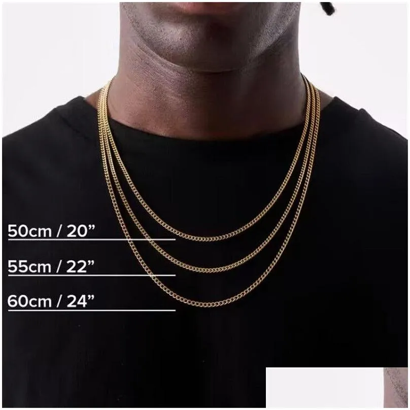 Cords, Slings and Webbing 4mm Rope Style Necklace 316L Stainless Steel Jewelry Never Fade Waterproof Men Women Rope Chain