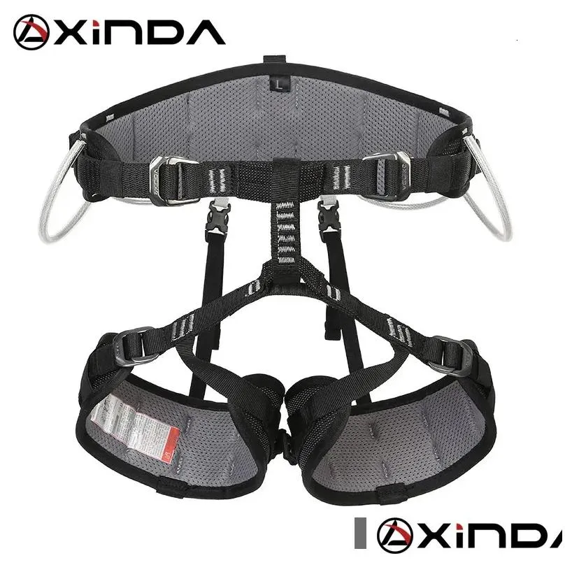 XINDA Camping Half Safety Belt Rock Climbing Outdoor Expand Training Protective Supplies Survival Equipment 240320